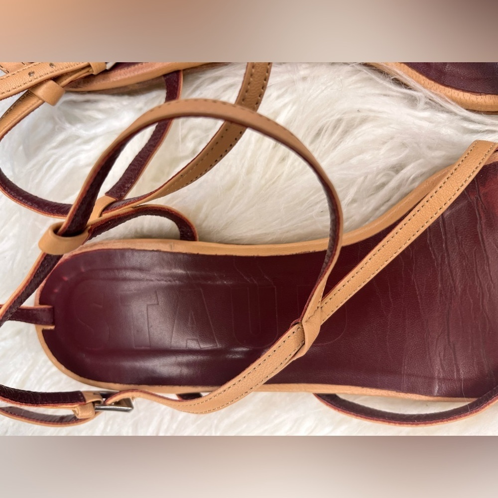 STAUD Tan Strappy Heels - Picture 3 of 5